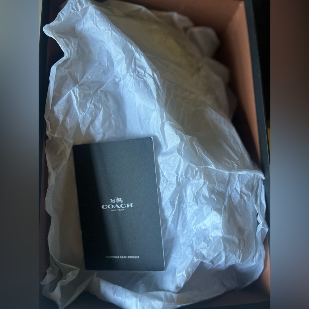 🥀 Coach Tea Rose Black Heels/Sandals - Picture 14 of 16